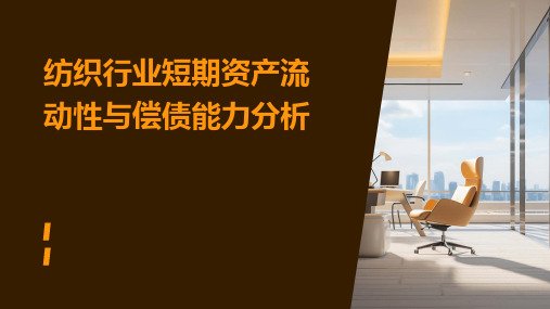 纺织行业短期资产流动性与偿债能力分析