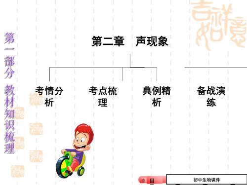 中考物理知识梳理复习课件9(第二章_声现象)