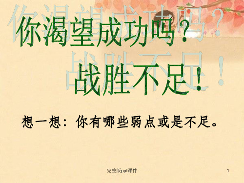 作文-我战胜了ppt课件