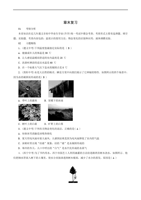 物理试题 沪科版九年级第12章 温度与物态变化 章末复习
