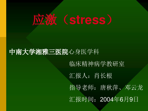应激课件
