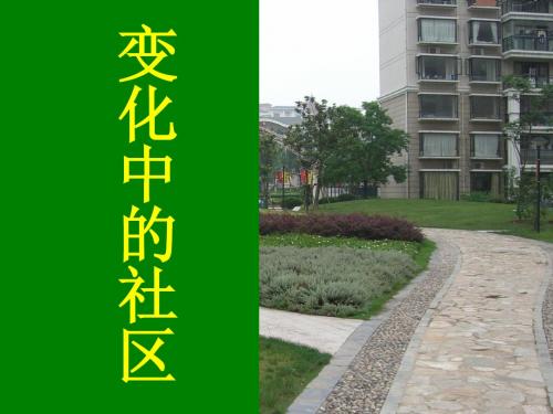 三年级下《我们的社区》