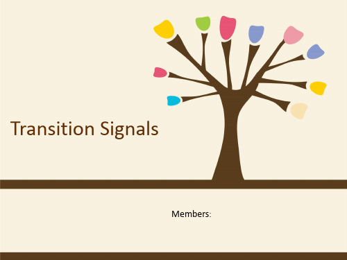 Transition Signals