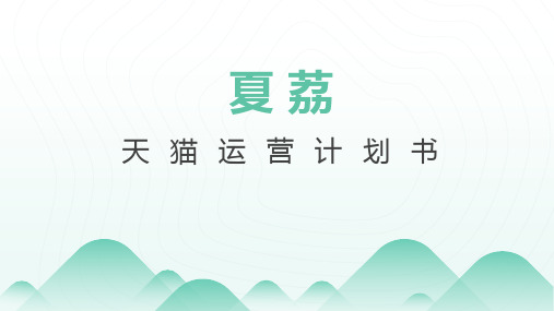 天猫运营计划书PPT-成功下店PPT之牙膏入住模板