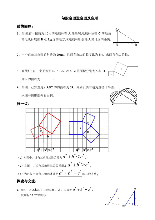 精品-勾股定理逆定理经典题集锦