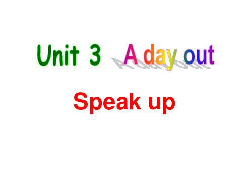 牛津译林版8a unit 3 Speak up (共18张PPT)
