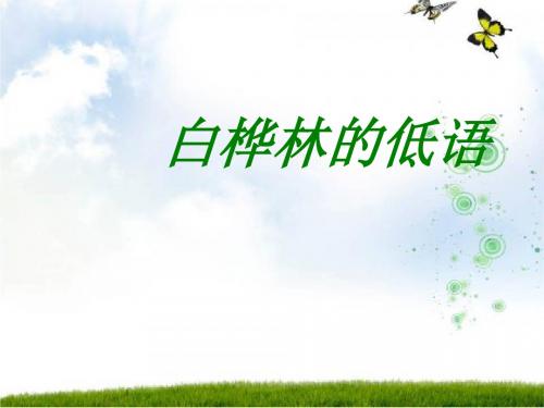 《白桦林的低语》课件001