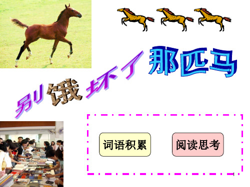六年级语文上课文学习-10、别饿坏了那匹马