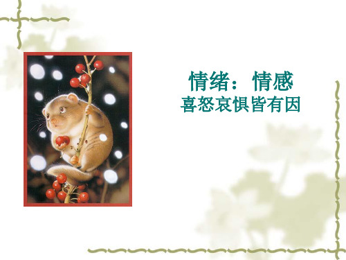唐师 心理学课件 情绪