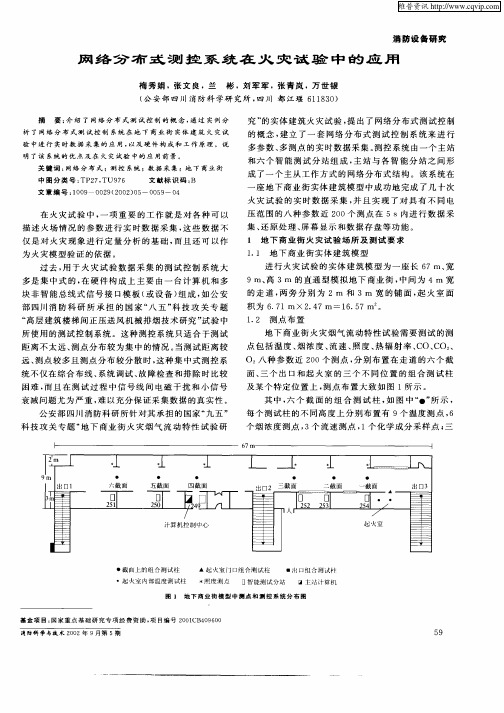 网络分布式测控系统在火灾试验中的应用