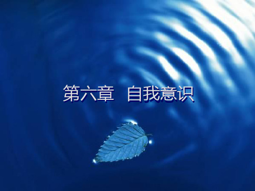 教育心理学第五节自我意识