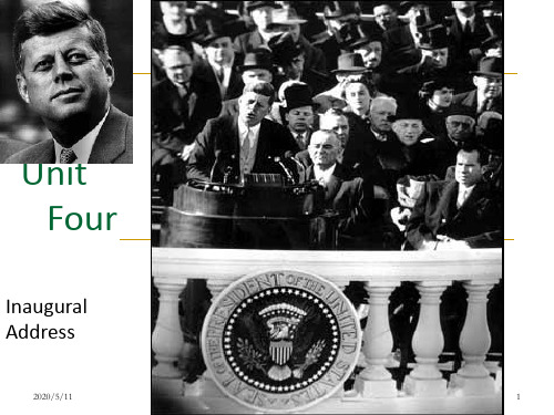lesson 4 Inaugural Address
