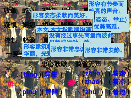 (西师大版)六年级语文上册看戏1PPT课件