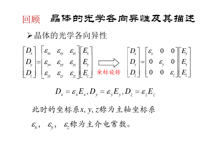 折射率椭球方程