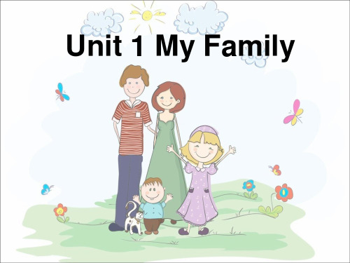 冀教版英语五年级上册Lesson_1_LiMing's_big_family