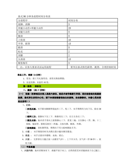 泰式流程
