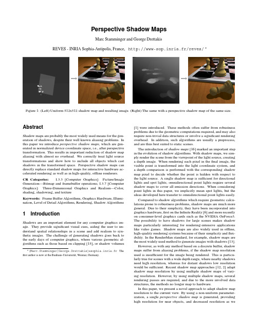 Perspective Shadow Maps