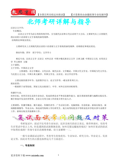 2016年北京师范大学汉语言文字学考研,复试真题,复试经验,考研经验,心得分享,考研流程
