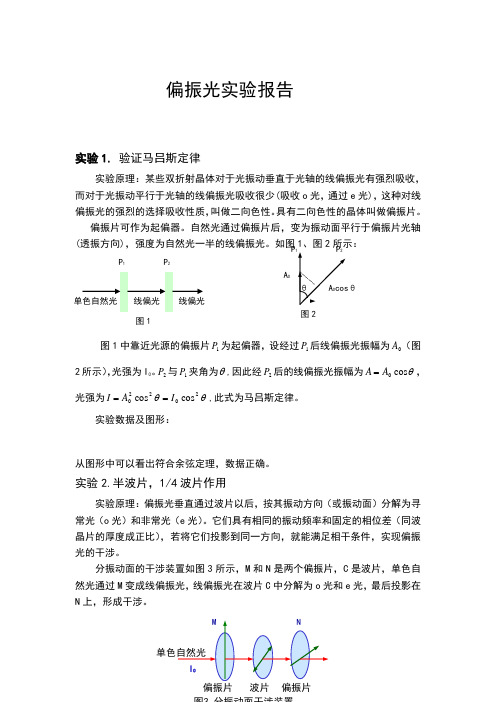 偏振光实验报告