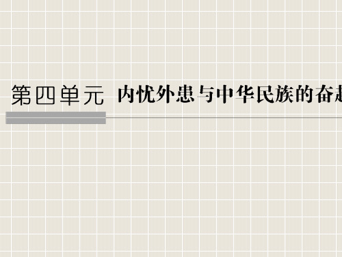 高中历史 第4单元 内忧外患与中华民族的奋起 第12课 鸦片战争 岳麓版必修1