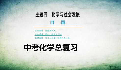 2018年新课标人教版初中中考化学复习方案_主题4_化学与社会发展课件_新人教版(专题拔高特训)