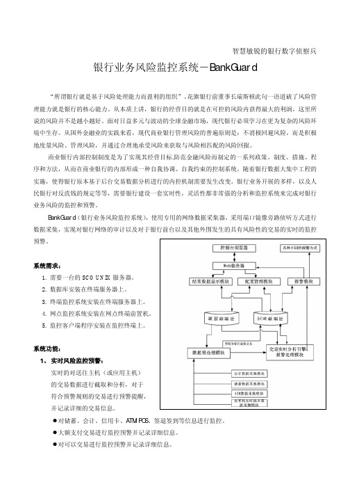 银行业务风险监控系统-BankGuard