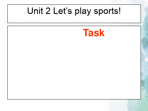 牛津译林版-英语-七上-2单元 Task课件