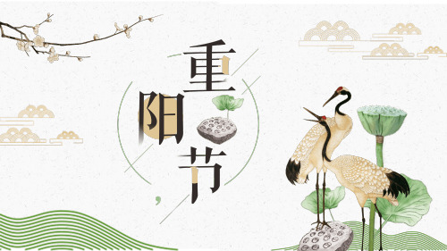 重阳节ppt模板免费