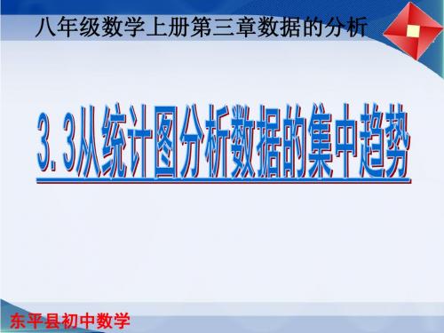 山东省东平县鲁教版(五四学制)八年级数学上册课件：3.3从统计图分析数据的集中趋势 (共24张PPT)