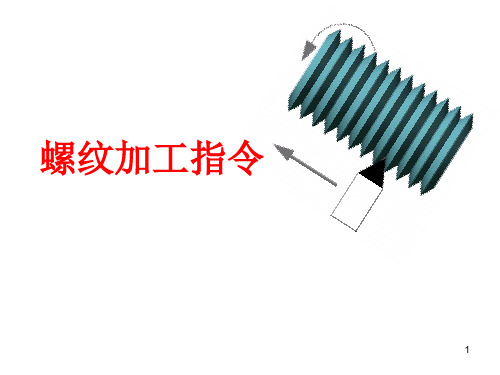 九、螺纹指令