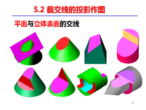 5-2截交线的投影作图ppt课件