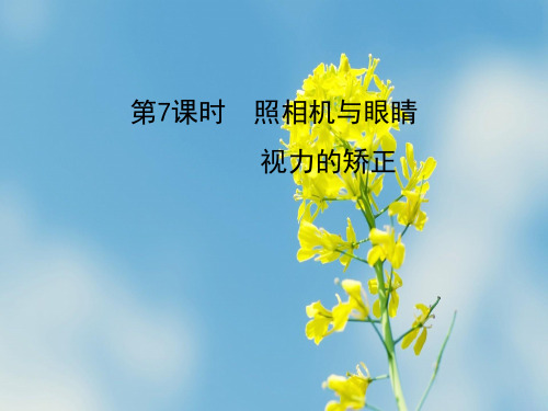 中考物理课件 第7课时 照相机与眼睛视力的矫正课件