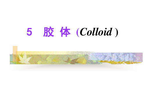 5 胶体