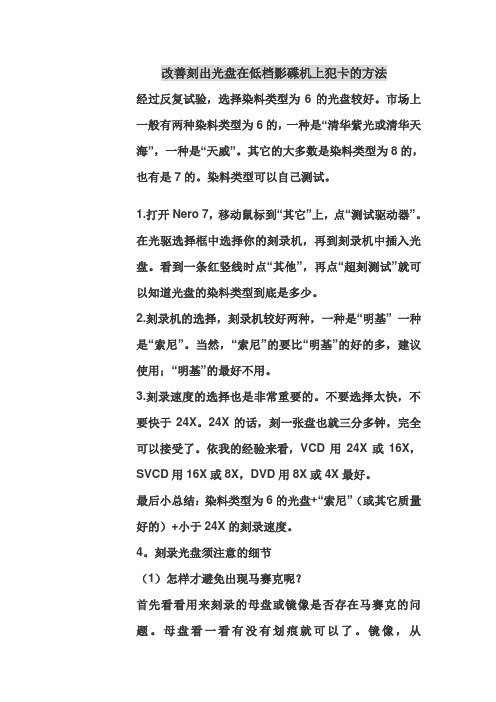 光盘刻录法