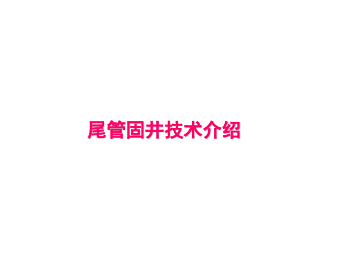 尾管固井