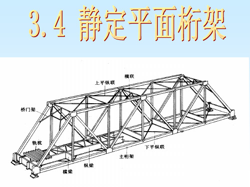 33静定桁架受力分析