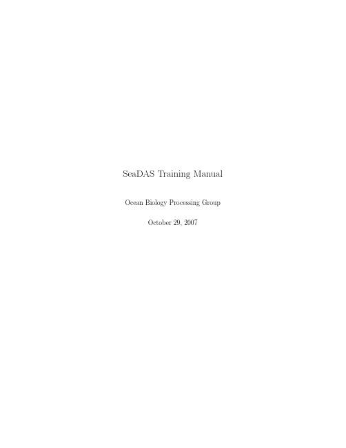 SeaDAS_Training_Manual