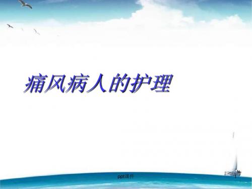 痛风病人的护理  ppt课件