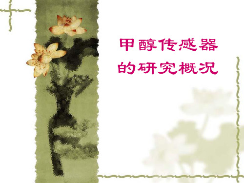 甲醇传感器的研究概况