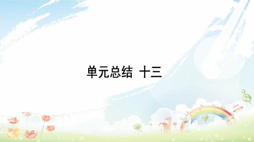 高考历史一轮复习构想第十三单元从人文精神之源到科学理性时代单元总结课件岳麓版必修3