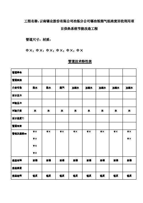 压力管道告知书