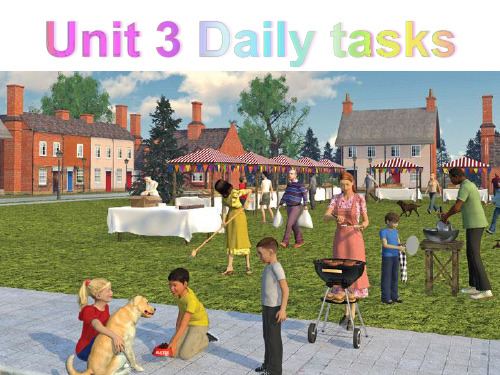 Unit 3 Daily tasks(1)