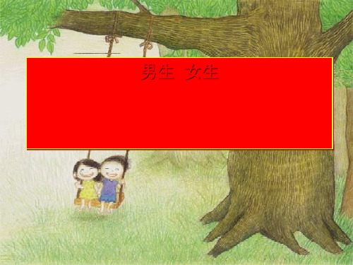 中学生青少年《男生女生——男女生怎样交往？》青春期主题班会PPT教学课件