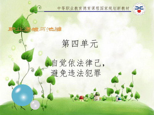 第十课-避免误入犯罪歧途PPT课件