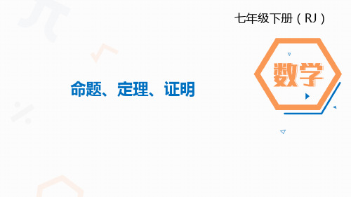 人教版《命题、定理、证明》数学公开课PPT1