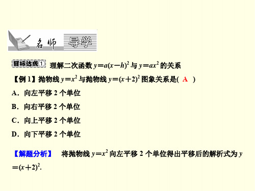 初三下数学课件(湘教版)-二次函数的图象与性质 第二课时