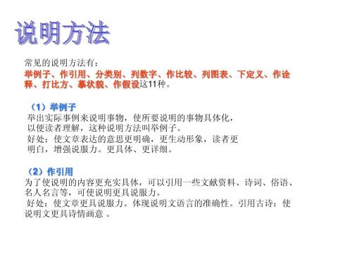 说明方法