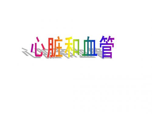 4.3 体内物质的运输2
