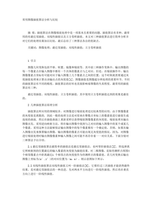 图像插值算法