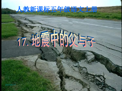 17.地震中的父与子PPT(完美版)课件ppt